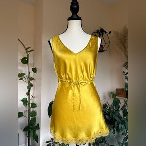 Y2K - SILK Golden Yellow Camisole